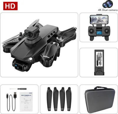 Obrázek produktu pro L900 Pro SE 4k HD Dual Camera RC Drone Obstacle Avocation Brushless Motor Gps 5g Wipv Quadcopter Black 4K-2B-Bag