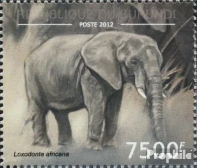 Produktbild von Briefmarken Burundi 2012 Mi 2837 (kompl.Ausg.) postfrisch Afrikanischer Elefant