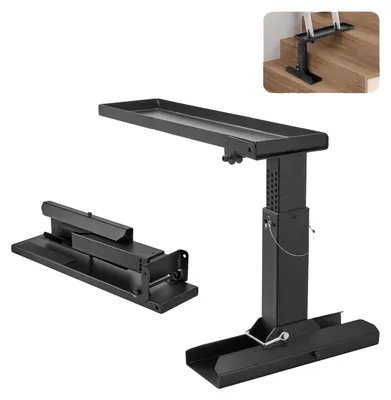 Produktbild von VEVOR Leiter Niveauer, 29,8 L x 11,4-18 Zoll H Unterstützungsfläche, Stahl Leiter Nivellierwerkzeug, faltbarer Neigungs-Hopper, Treppenleiter-Stabilisator einfach zu bedienen, Erweiterungsleiter-Zubehör für unebenes Gelände, 59,4 cm