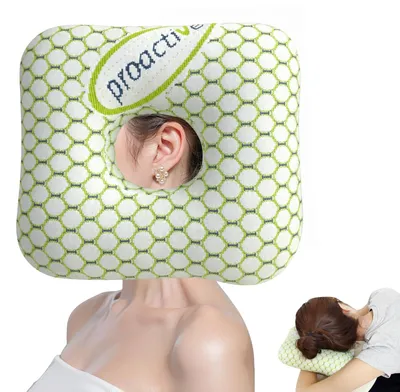 Zdjęcie produktu dla Ergonomiczna poduszka w kształcie donuta do piercingu uszu