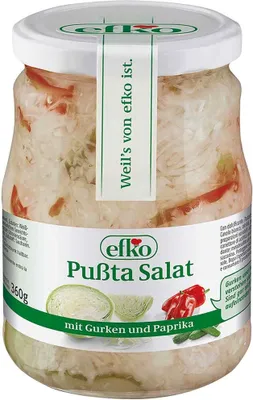 Produktbild von efko Pußtasalat 720ml