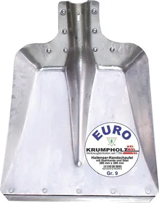 Produktbild von Hallenser Randschaufel FAVORIT Gr.7 340x325mm Aluminiumblech KRUMPHOLZ