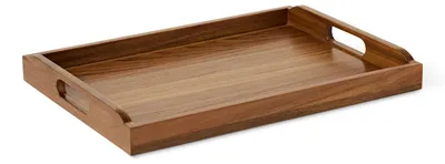 Obrázok produktu pre Servírovací podnos Amazon Basics, drevený, z akáciového dreva, rozmer 43,2 cm x 30,5 cm
