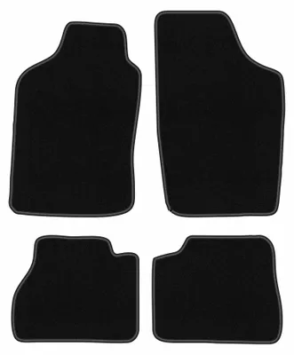Immagine prodotto di Tappetini in moquette per Nissan Micra K10 1983-1991 (hatchback) – set 4 pezzi, neri, su misura – Wielganizator BASIC