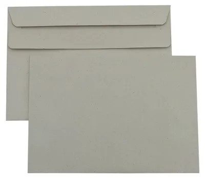 Produktbild von Kaenguruh 114*162, C6 Briefumschlag, selbstklebend, recycling grau, 75g