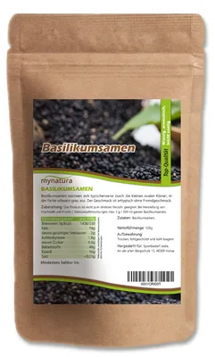 Produktbild von Mynatura Basilikumsamen - (500g) - 2 Beutel (2x500g)