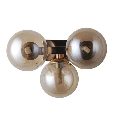 Zdjęcie produktu dla Kinkiet lampa Italux Marbelio LED nowoczesny złoty WL-6161-3 GO+CO