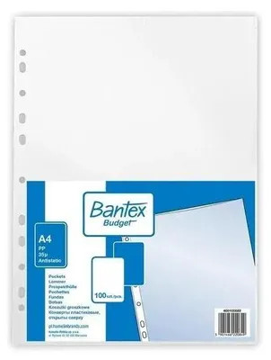 Obrázok produktu pre Koszulki A4 Bantex groszkowe