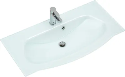 Produktbild von Pelipal Fokus 4005 Glaswaschtisch 92x49.1cm weiß (992.789005)