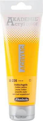 Produktbild von Schmincke 120ml AKADEMIE Acryl color Indischgelb Acryl 23 226 012