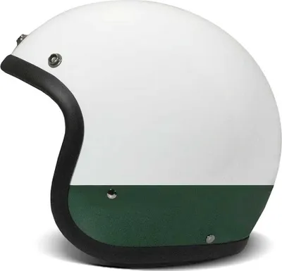 Zdjęcie produktu dla Kask Jet Cafe Racer DMD RETRO Goodwood White Green rozmiar XL