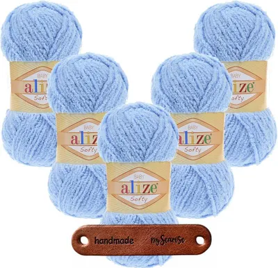 Produktbild von 5 x ALIZE Softy 40 Blue mit Label
