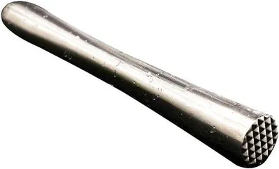 Imagen del producto de Batidora de acero inoxidable para cócteles, ideal para caipiriñas, con punta afilada, un utensilio de bar para preparar cócteles con frutas y hierbas frescas.
