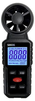 3-in-1 Digitaler Anemometer, Windgeschwindigkeit & Temperatur