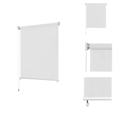 Obrázok produktu pre vidaXL Vonkajšia roleta biela 60x140 cm HDPE - Žalúzie a rolety