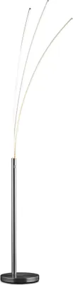 Produktbild von casa NOVA Stehleuchte TRISTAR DH 25x190 cm grau Stehlampe Leseleuchte