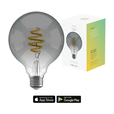 Produktbild von Hombli smarte Filament Glühbirne, G95, E27, CCT, Smokey