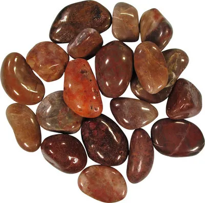Produktbild von Aquariumdekoration Rock-Pebbles 0,6 l Rubin poliert