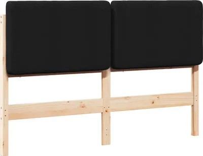 Obrázek produktu pro Čalouněné čelo postele s čelo Hnědá a černá 120 cm