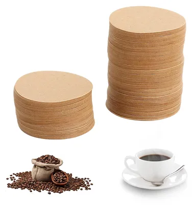 Runde Kaffeefilter 64 mm ungebleicht, 800 Stück