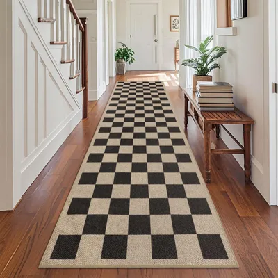 Productafbeelding van Antislip vloerkleed, wasbaar, 80x250 cm, geschikt voor keuken en badkamer