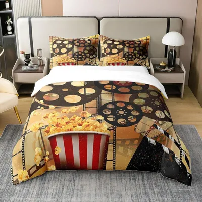 Productafbeelding van Beddengoedset, 220x240 cm, inclusief 2 kussenslopen van 80x80 cm, filmdesign, 100% katoen, meerkleurig