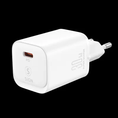 Produktbild von Single-Port-Schnellladegerät, 30 W - Weiß