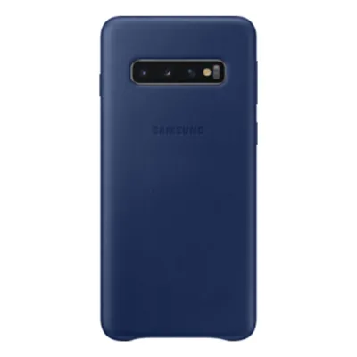 Produktbild von Samsung S10 Ledertasche - Navy