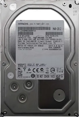 Immagine prodotto di Hitachi Hdd 3tb Sata 3,5" Hard Disk Computer Fisso Nas Dvr 3000gb Disco Rigido
