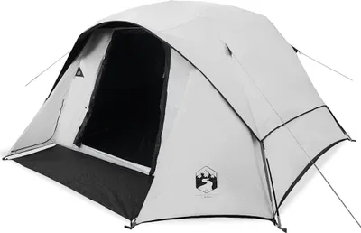 Immagine prodotto di vidaXL Tenda da campeggio 4 persone bianca oscurata impermeabile