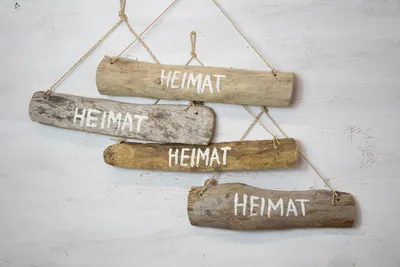 Produktbild von Türschild Heimat Holz Maritim  Landhausstil