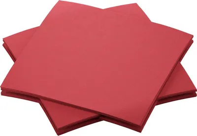 Produktbild von 16x -Dunisoft-Servietten 20 x 20 cm   bordeaux | Packung (180 Stück)