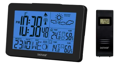 Image de Denver WS-530BLACK Station météo numérique noire Pile