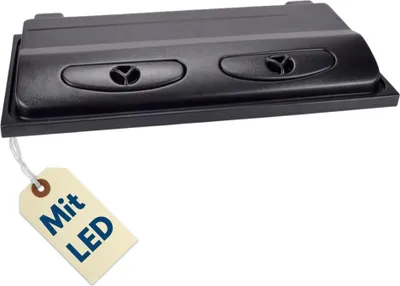 Produktbild von Aquarium Abdeckung LED Licht Aquarium Deckel 80x35 cm Terrarium Abdeckung Schwarz 80 Mit Beleuchtung Aquariumbeleuchtung Aquariumlampe