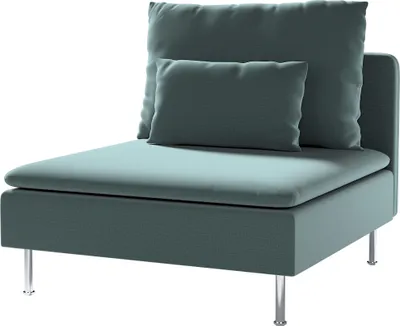 Produktbild von Dekoria Bezug für Söderhamn Sitzelement 1, smaragdgrün, Bezug für Sitzelement 1