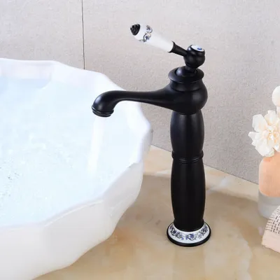 Produktbild von Retro jednopáková páková baterie Nostalgická umyvadlová baterie Mosaz Nostalgická koupelnová baterie 30 cm Mixer + hadice Umyvadlová baterie Vany Vana