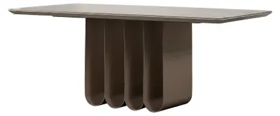 Immagine prodotto di Tavolo da pranzo moderno, color marrone, design  tavolo da cucina, tavolo per sala da pranzo