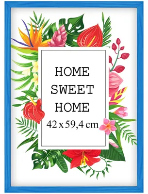 Obrázek produktu pro MG Design, rámeček na obrázky A2, 42 x 59,4 cm – vyrobený z pravého dřeva s akrylovým sklem, vhodný k zavěšení i k umístění, pro fotografie, plakáty a puzzle