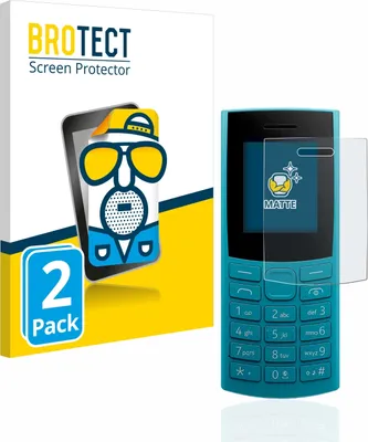 Produktbild von 2x BROTECT Schutzfolie für Nokia 105 4G (2023) Displayschutz Displayschutzfolie Folie Matt Entspiegelungsfolie