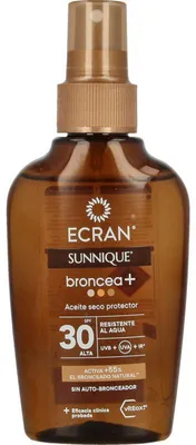 Productafbeelding van Ecran Sunnique Aceite Broncea+ SPF30 (100 ml)