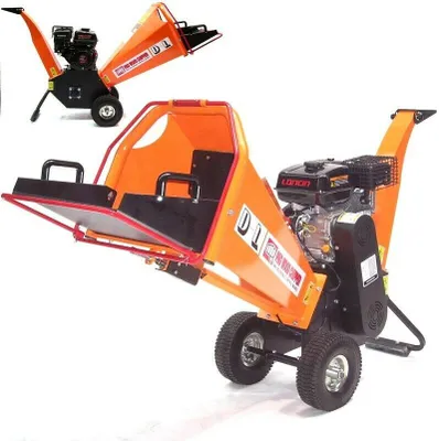 Produktbild von Trommelhäcksler 100 Benzin Häcksler 55748 Holzhäcksler Gartenhäcksler Schredder