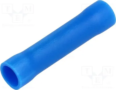 Produktbild von Kabelschuh: Stoßverbinder; isoliert; Kupfer; Isolation: PVC BM 00260 Klemmspitzen und Spannhülsen