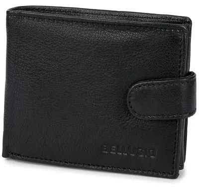 Imagen del producto de Cartera de cuero para hombre, modelo RIKI 035 - Color negro
