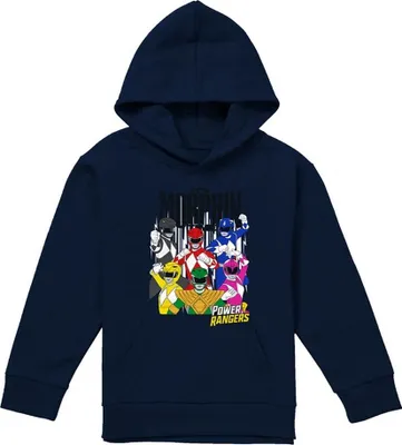 Obrázek produktu pro Power Rangers - Dětská mikina s kapucí "It's Morphin Time", strakatá TV23255 (128) (Navy)