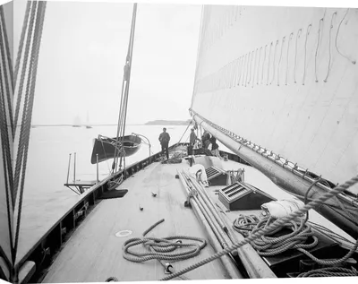 Obrázek produktu pro Fotografie Plachetnice - Výtisky na plátně - Most Mayflower, 1886 - 70 x 50 cm