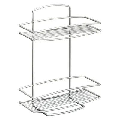 Image de Metaltex Onda Doucherek 2 Etages 26x11x35 cm Zilver