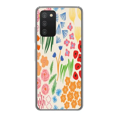 Produktbild von MuchoWow® Handyhülle Schutzhülle Hülle für Samsung Galaxy A53 5G Blumen - Muster - Feldblumen Silikon Softcase Handy Hülle - Schutzabdeckung