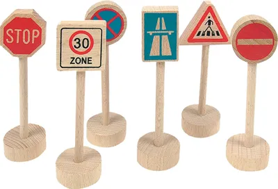 Produktbild von Woody Trafic Schilder. 6 Stück