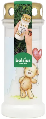Zdjęcie produktu dla Znicz BOLSIUS  z motywem | ~3 dni| 17cm