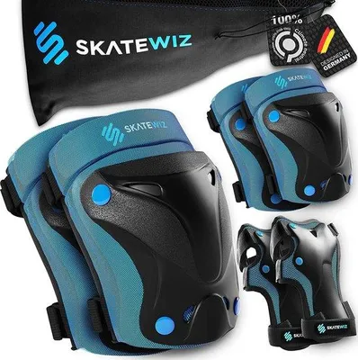 Produktbild von Famanu Schützer Set für Kinder und Erwachsene - Schutzausrüstung für Inlineskaten, Skateboard, Scooter
